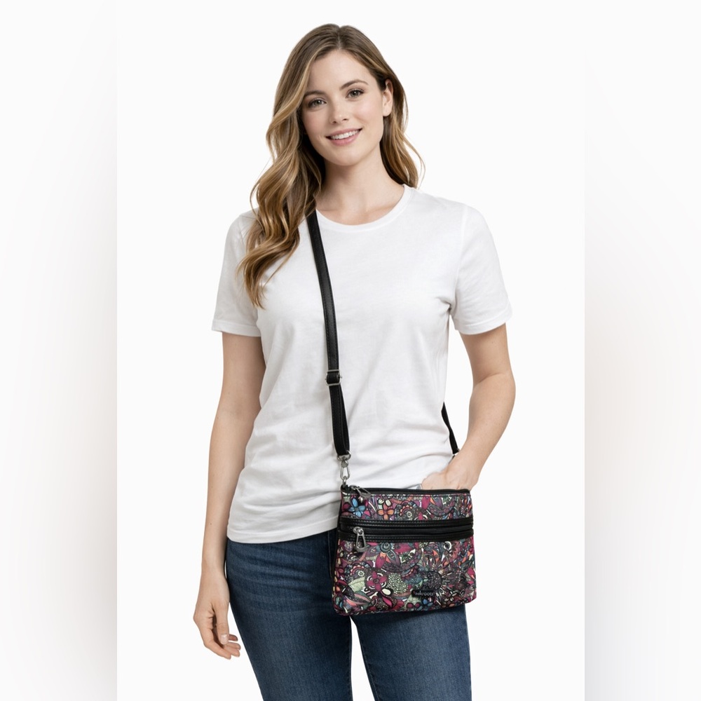 Sak Roots Rainbow Spirit Desert Print Boho Crossbody Bag